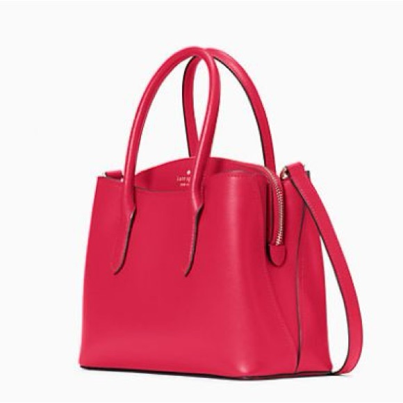 Kate Spade New York RORY Pink Saffiano Medium Satchel Crossbody Bag - Picture 3 of 16